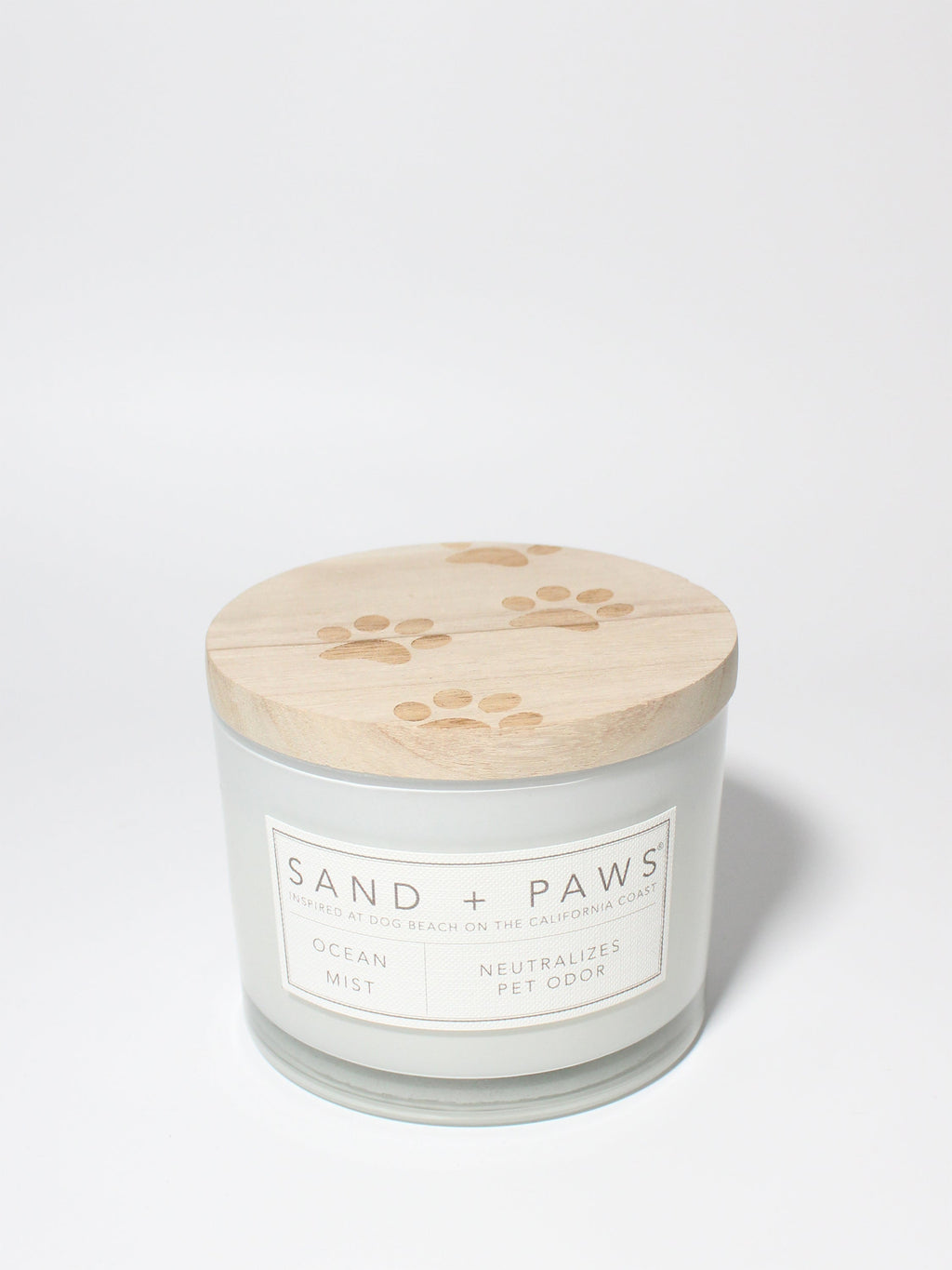 Sand + Paws Ocean Mist 12 oz scented candle - Signature Scent