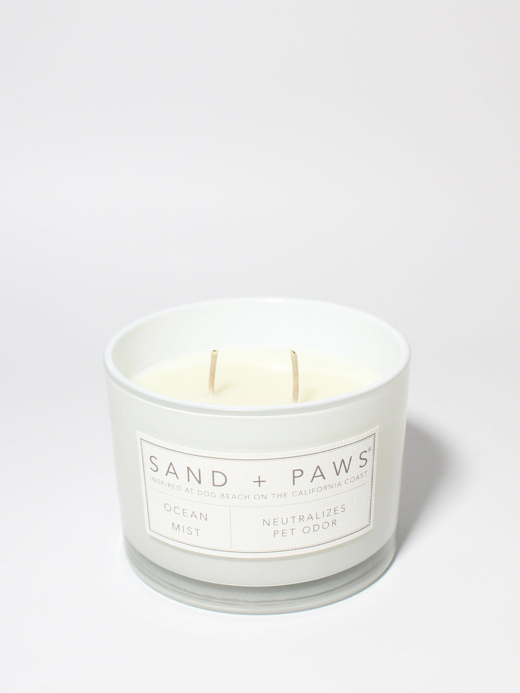 Sand + Paws Ocean Mist 12 oz scented candle - Signature Scent