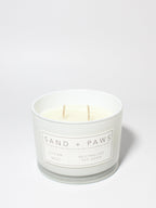 Sand + Paws Ocean Mist 12 oz scented candle - Signature Scent