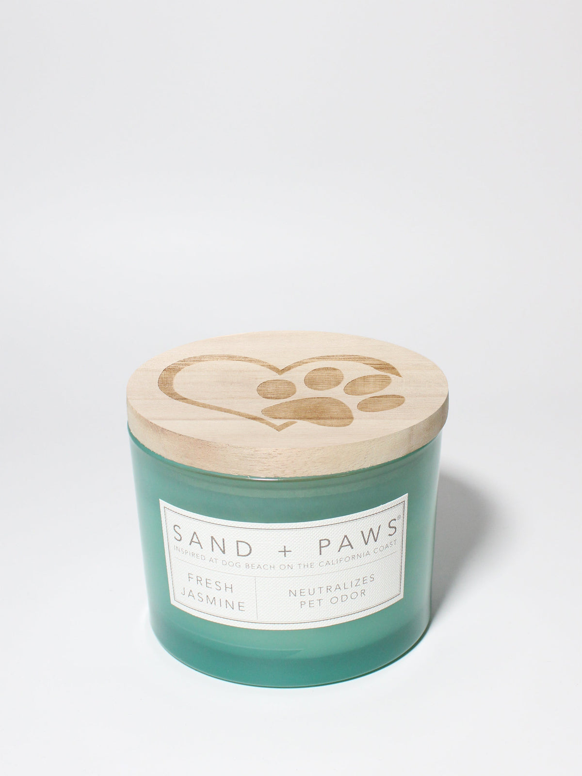 Sand + Paws Fresh Jasmine 12 oz scented candle - Signature Scent