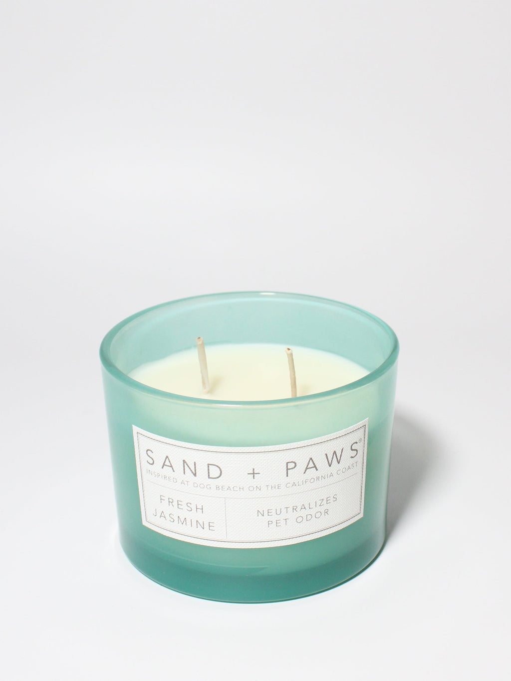 Sand + Paws Fresh Jasmine 12 oz scented candle - Signature Scent