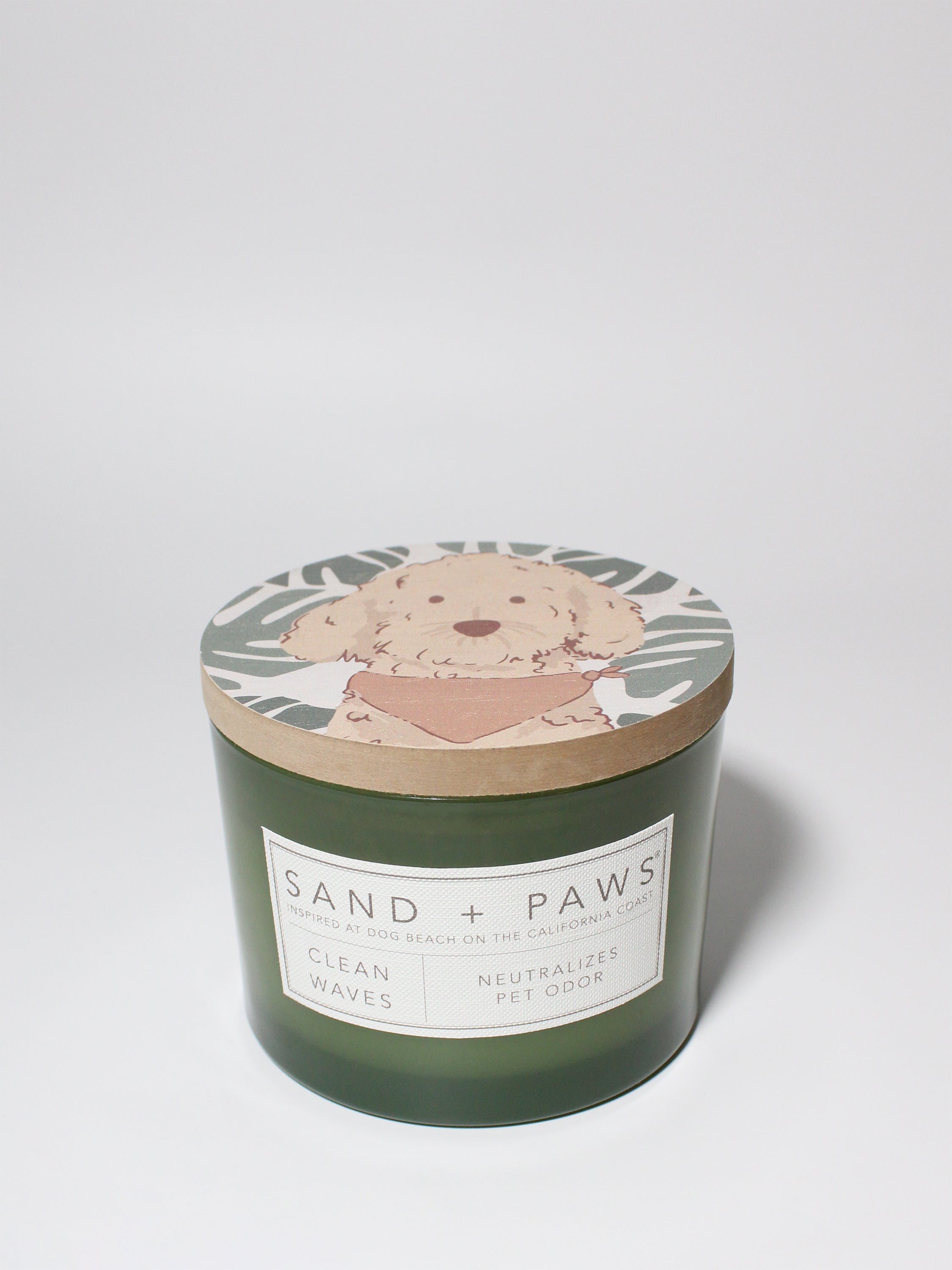 Sand + Paws Clean Waves 12 oz scented candle - Signature Scent