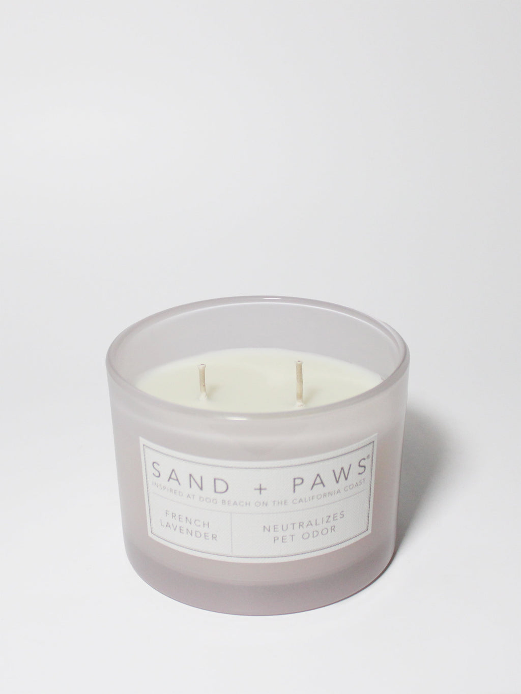 Sand + Paws French Lavender 12 oz scented candle - Signature Scent