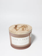 Sand + Paws Ocean & Sea Salt 12 oz scented candle - Signature Scent