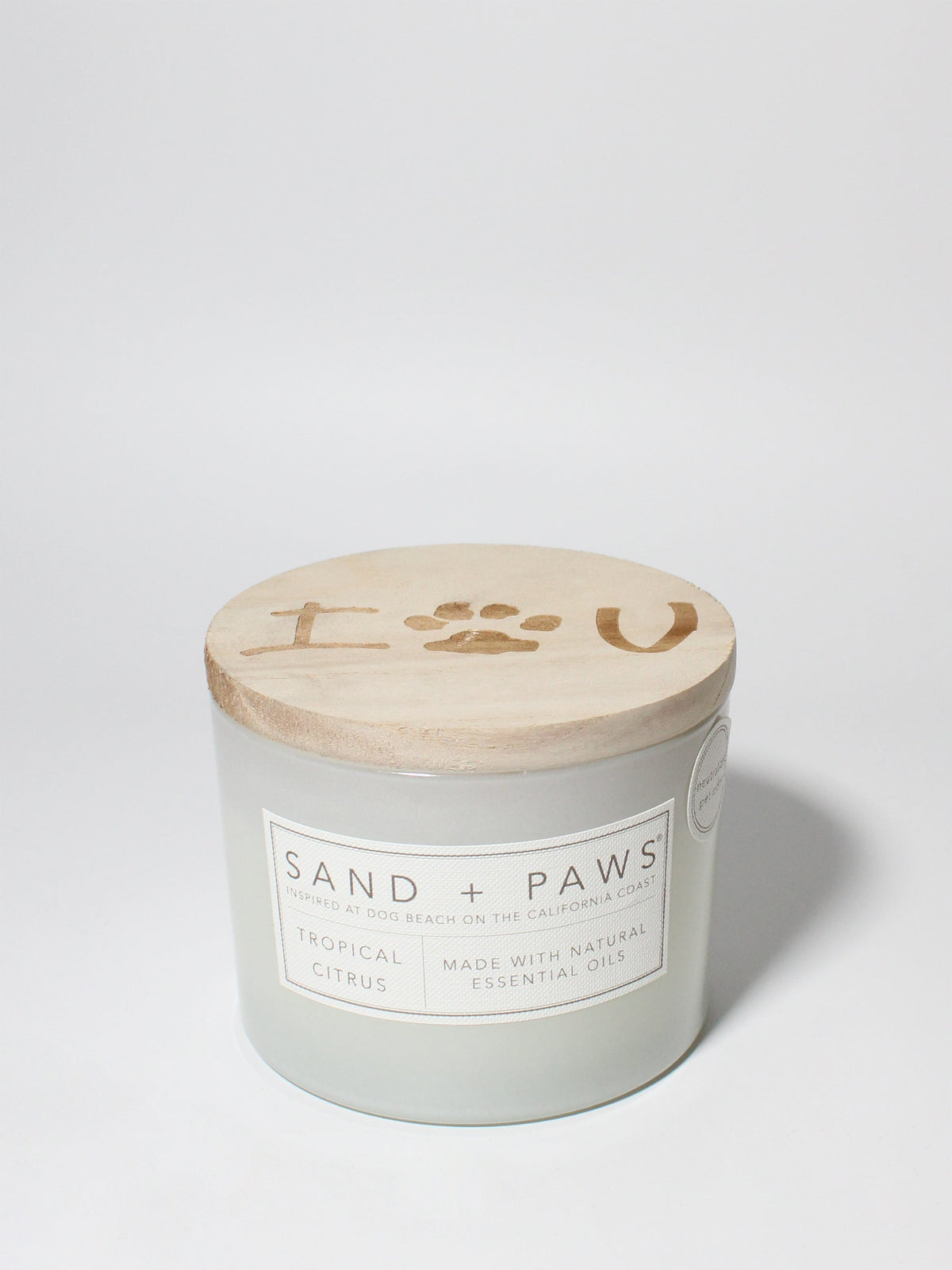 Sand + Paws Tropical Citrus 12 oz scented candle - Signature Scent