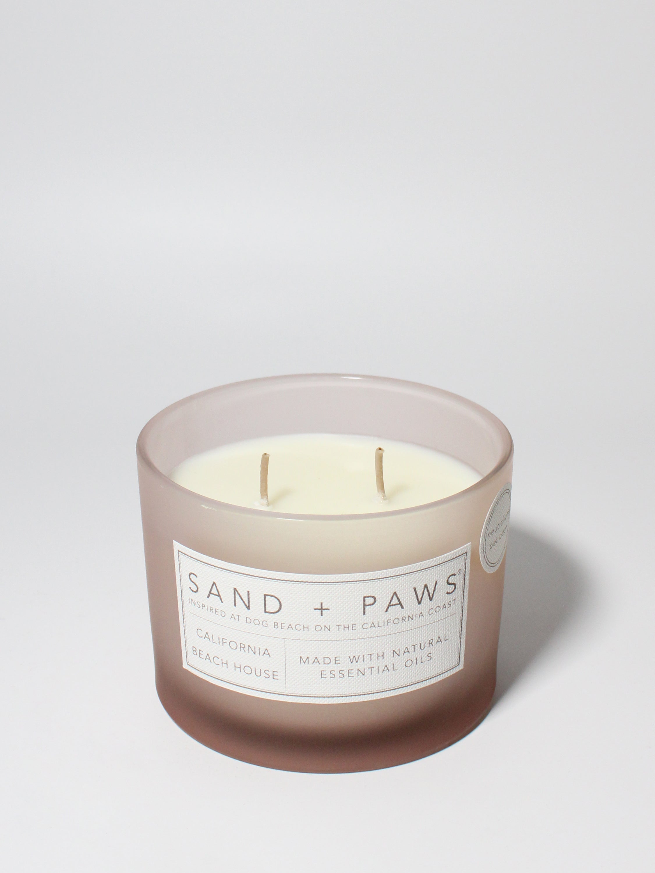 Sand + Paws California Beach House 12 oz scented candle - Signature Scent