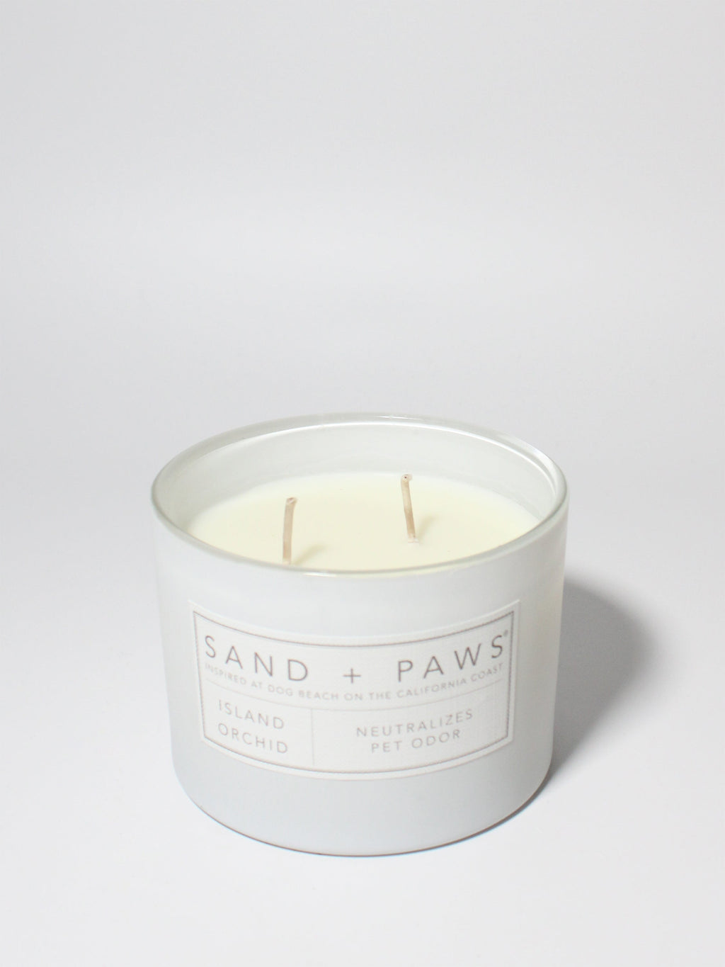Sand + Paws Island Orchid 12 oz scented candle - Signature Scent