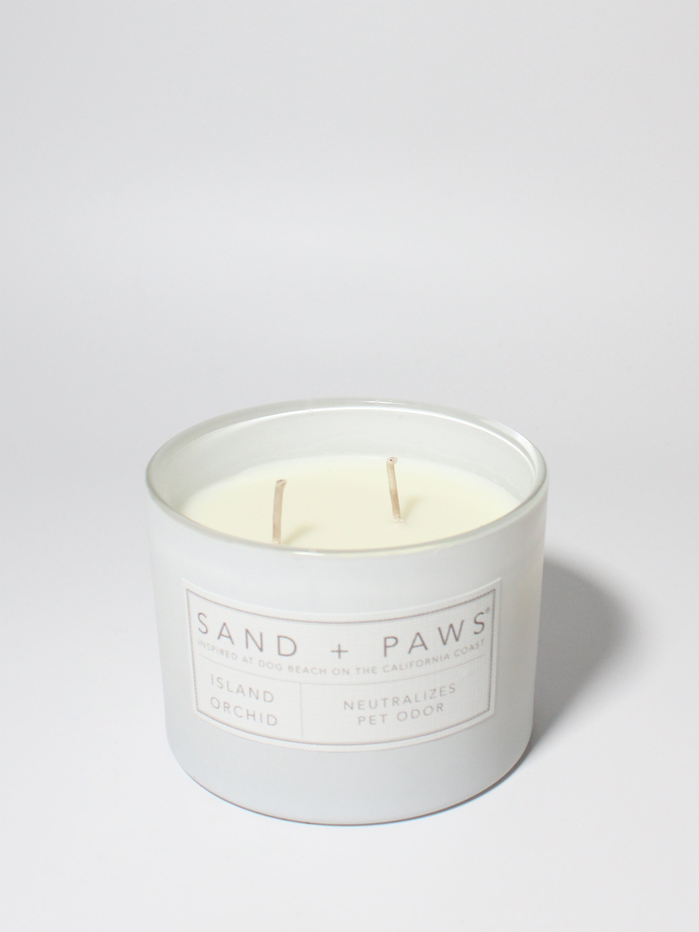 Sand + Paws Island Orchid 12 oz scented candle - Signature Scent