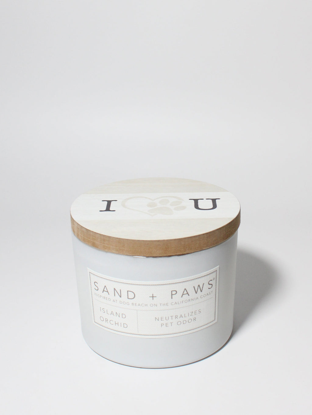 Sand + Paws Island Orchid 12 oz scented candle - Signature Scent