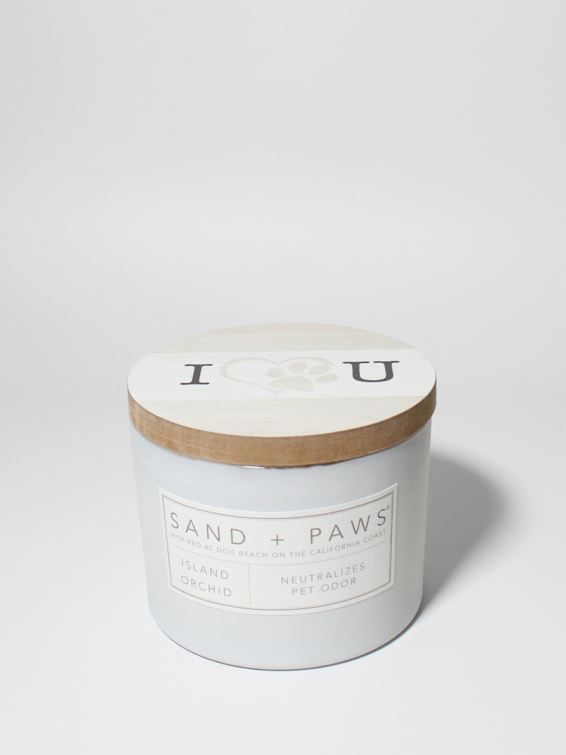 Sand + Paws Island Orchid 12 oz scented candle - Signature Scent
