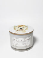 Sand + Paws Mango Tangerine 12 oz scented candle - Signature Scent
