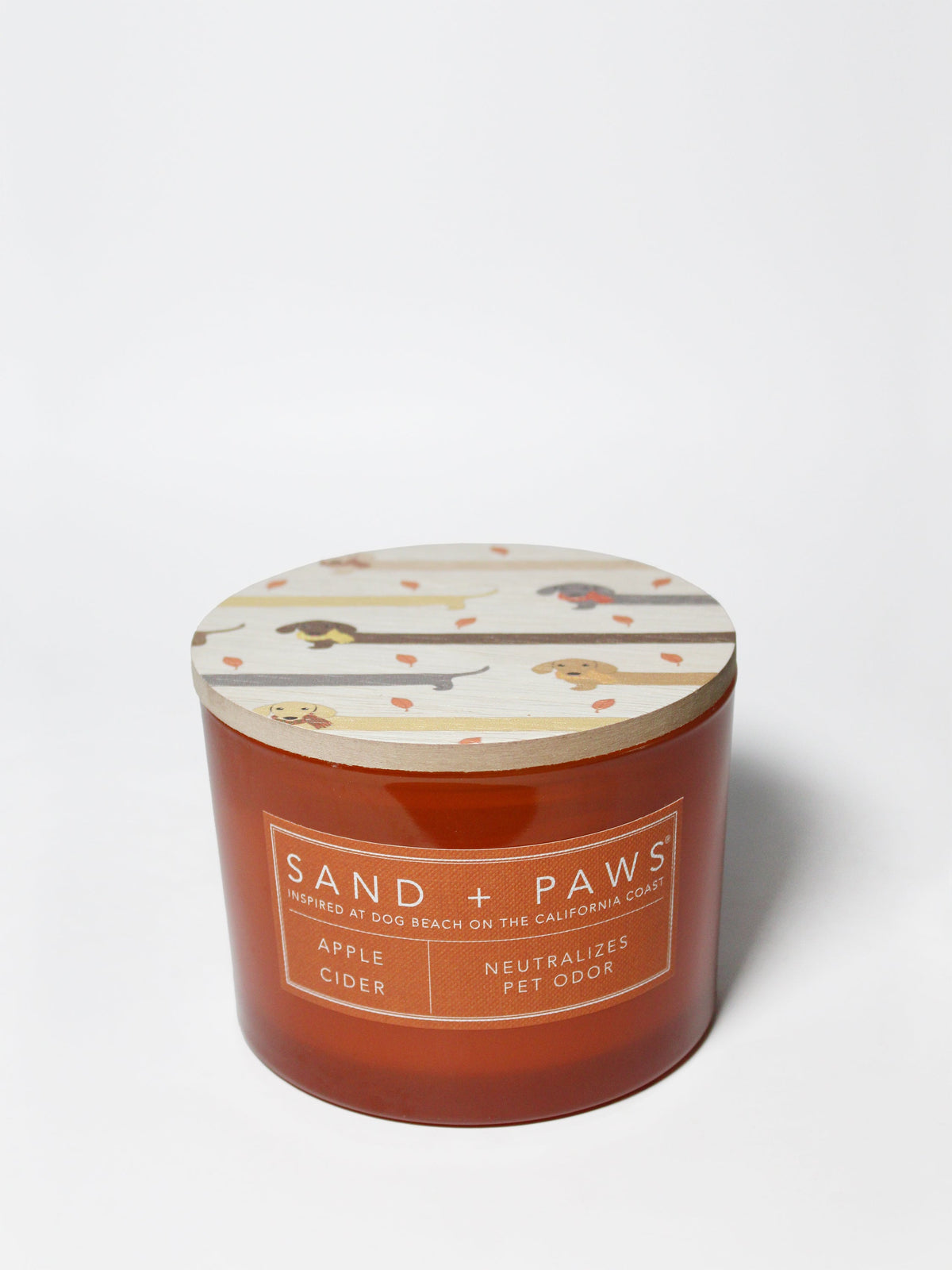 Sand + Paws Apple Cider 12 oz scented candle - Signature Scent