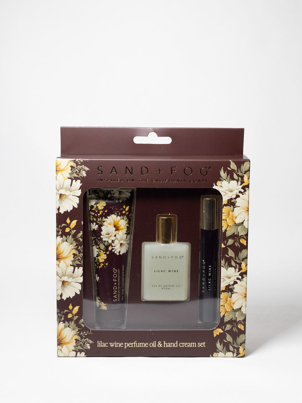 Hand Cream and Perfume Oil Rollerball Set - Lilac Wine - Signature Scent