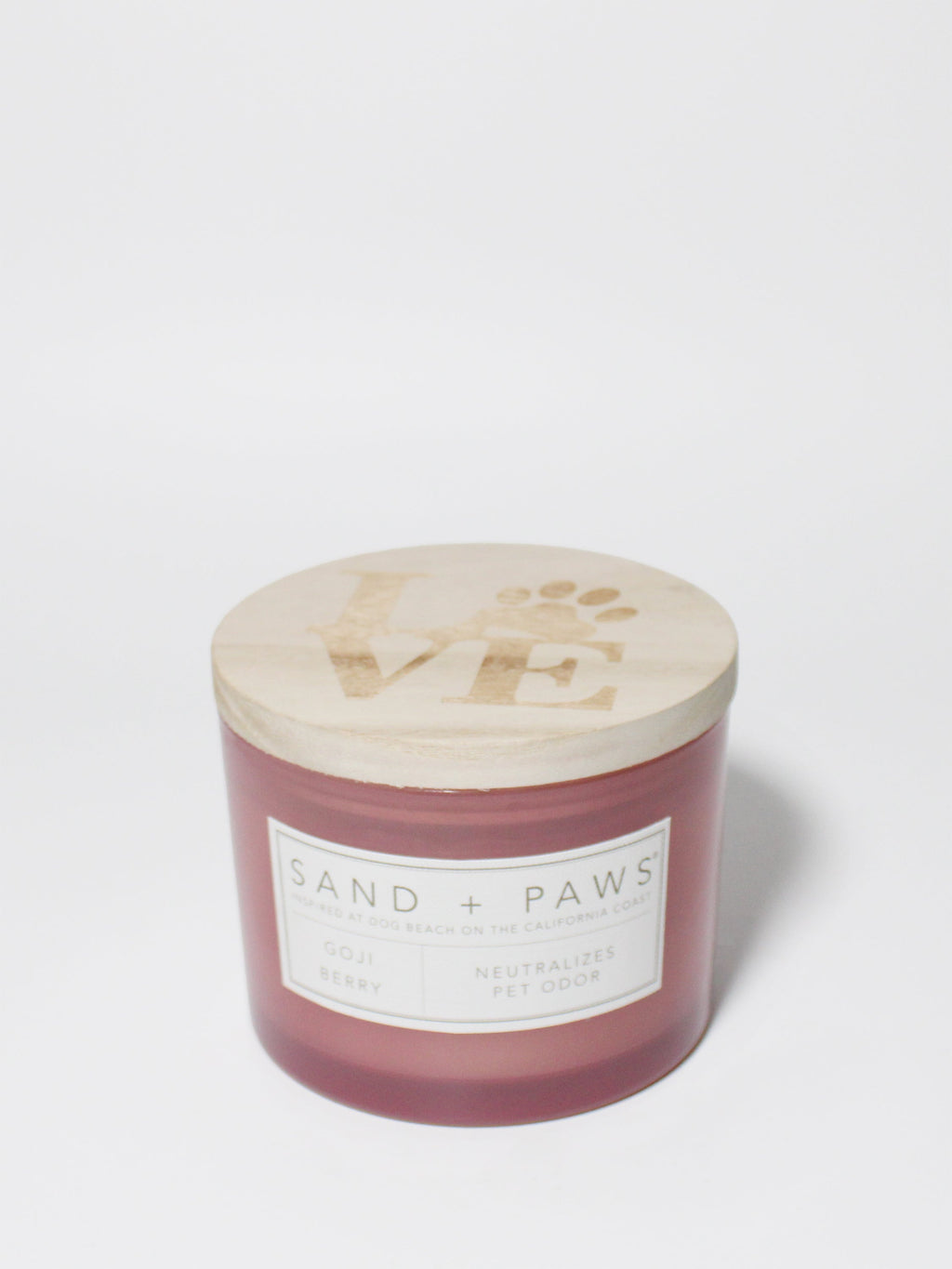 Sand + Paws Goji Berry 12 oz scented candle - Signature Scent