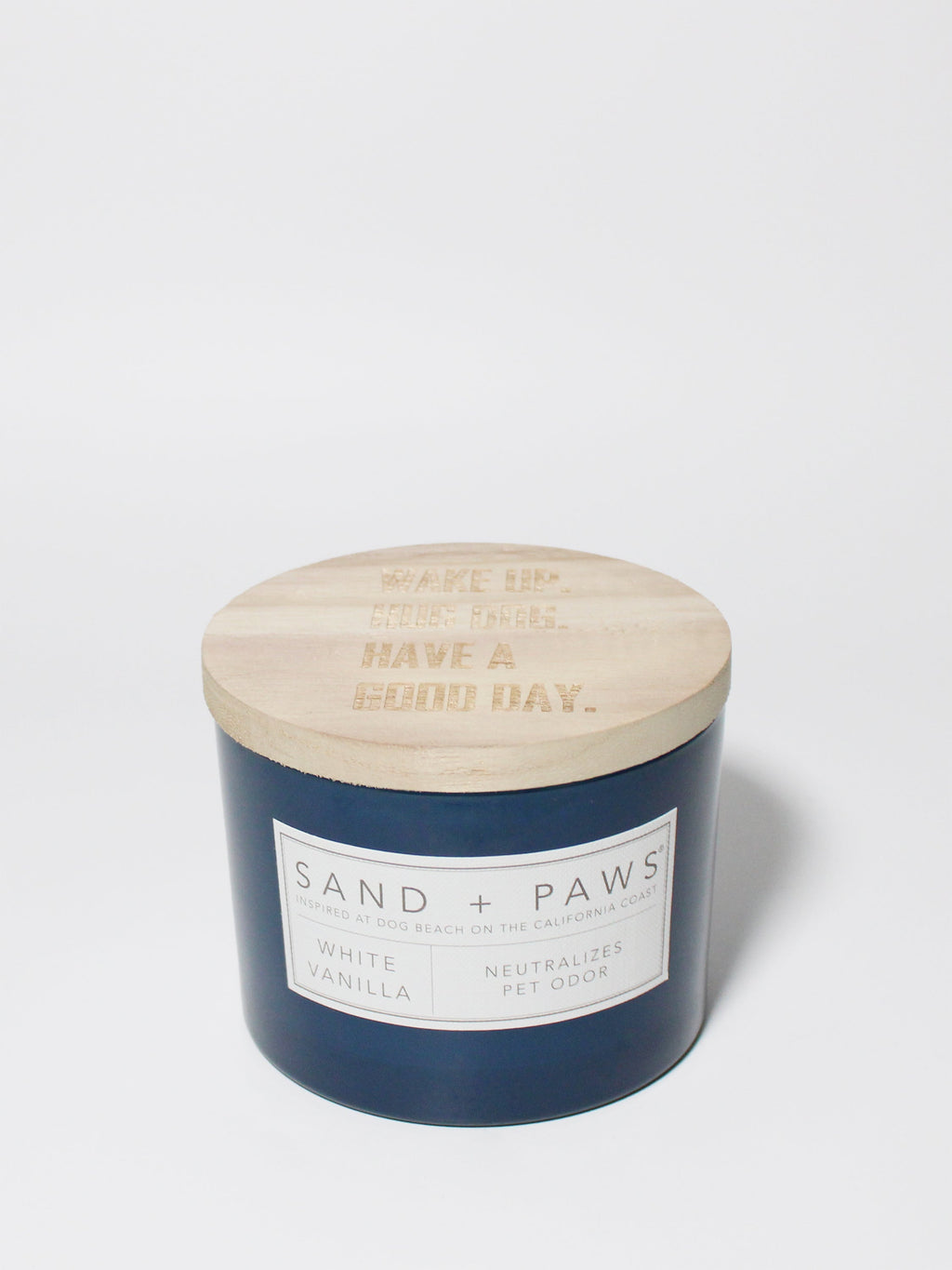 Sand + Paws White Vanilla 12 oz scented candle - Signature Scent