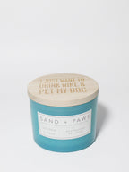 Sand + Paws Golden Citrus 12 oz scented candle - Signature Scent