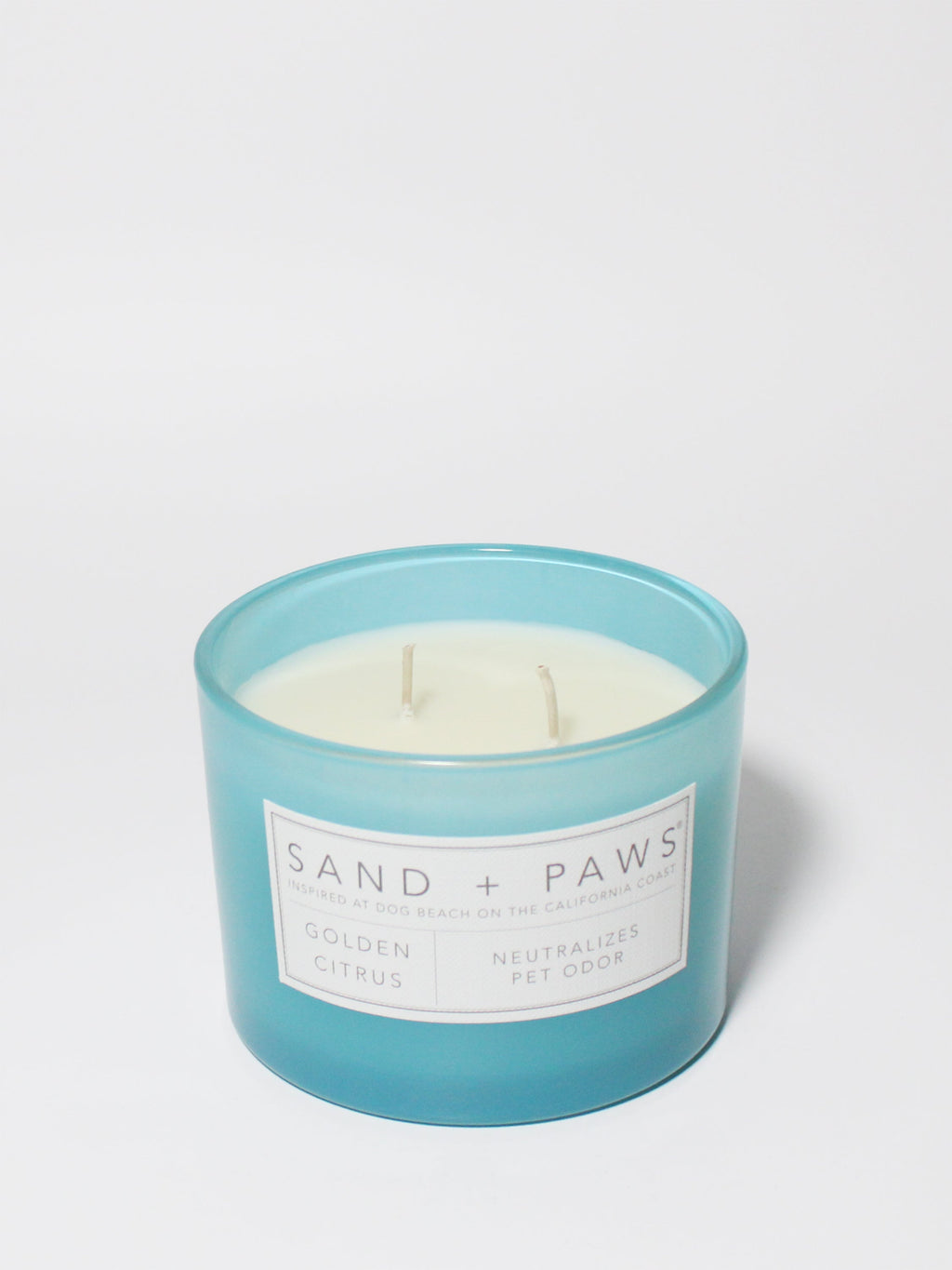 Sand + Paws Golden Citrus 12 oz scented candle - Signature Scent