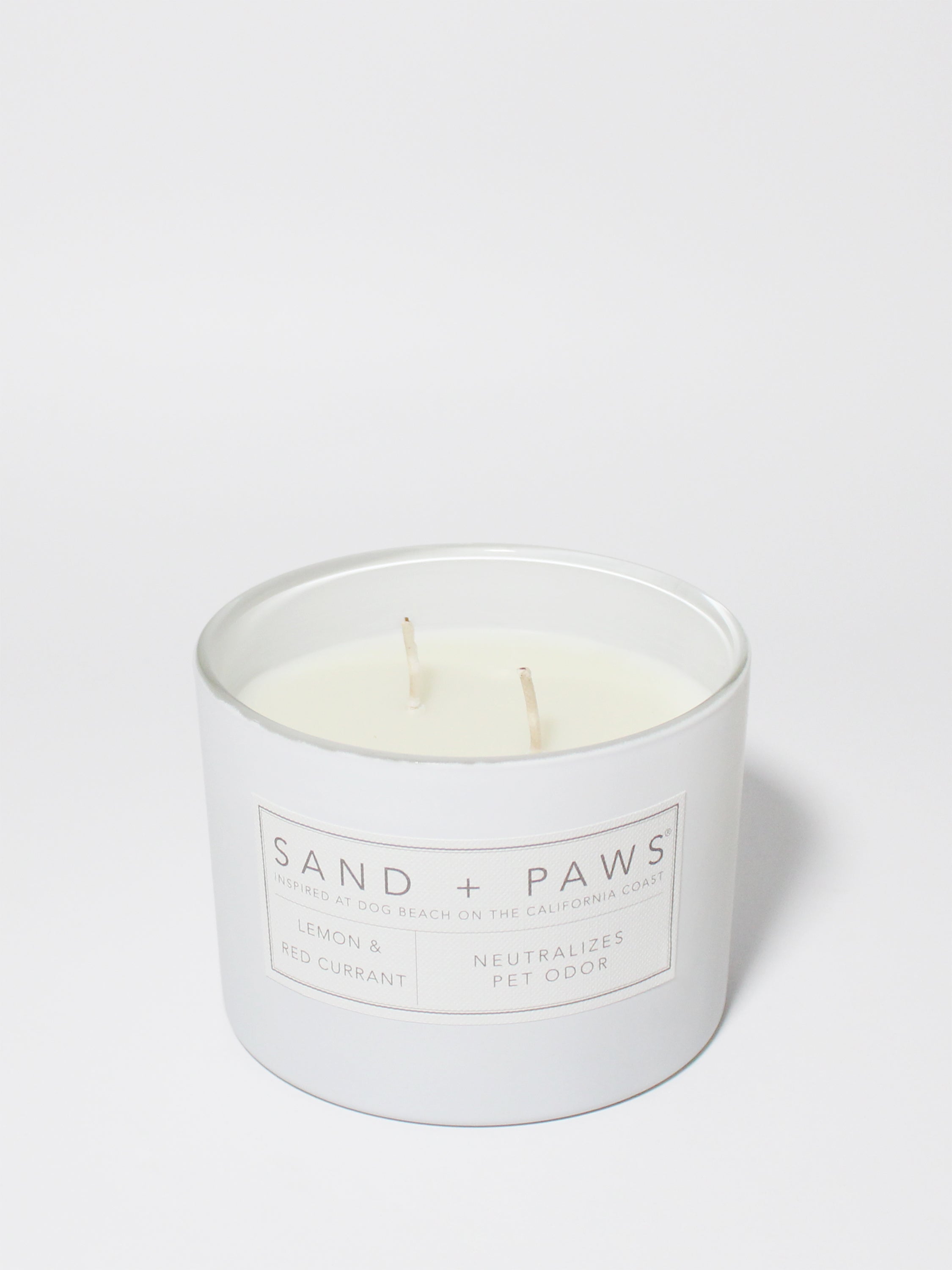 Sand + Paws Lemon & Red Currant 12 oz scented candle - Signature Scent