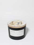 Sand + Paws White Vanilla 12 oz scented candle - Signature Scent