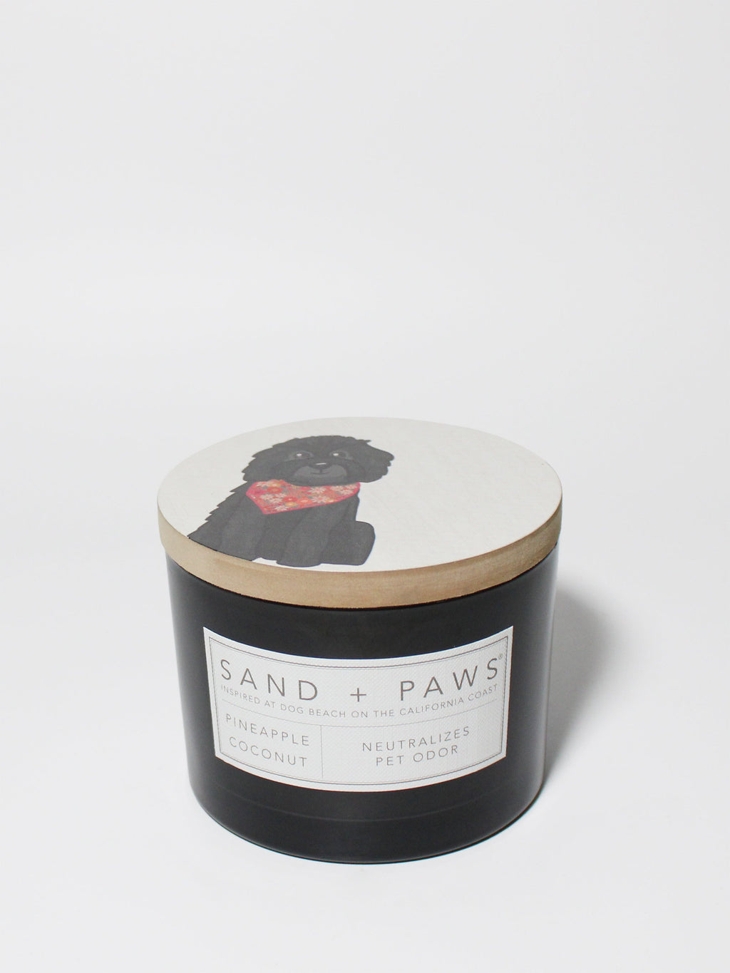 Sand + Paws Pineapple Coconut 12 oz scented candle - Signature Scent