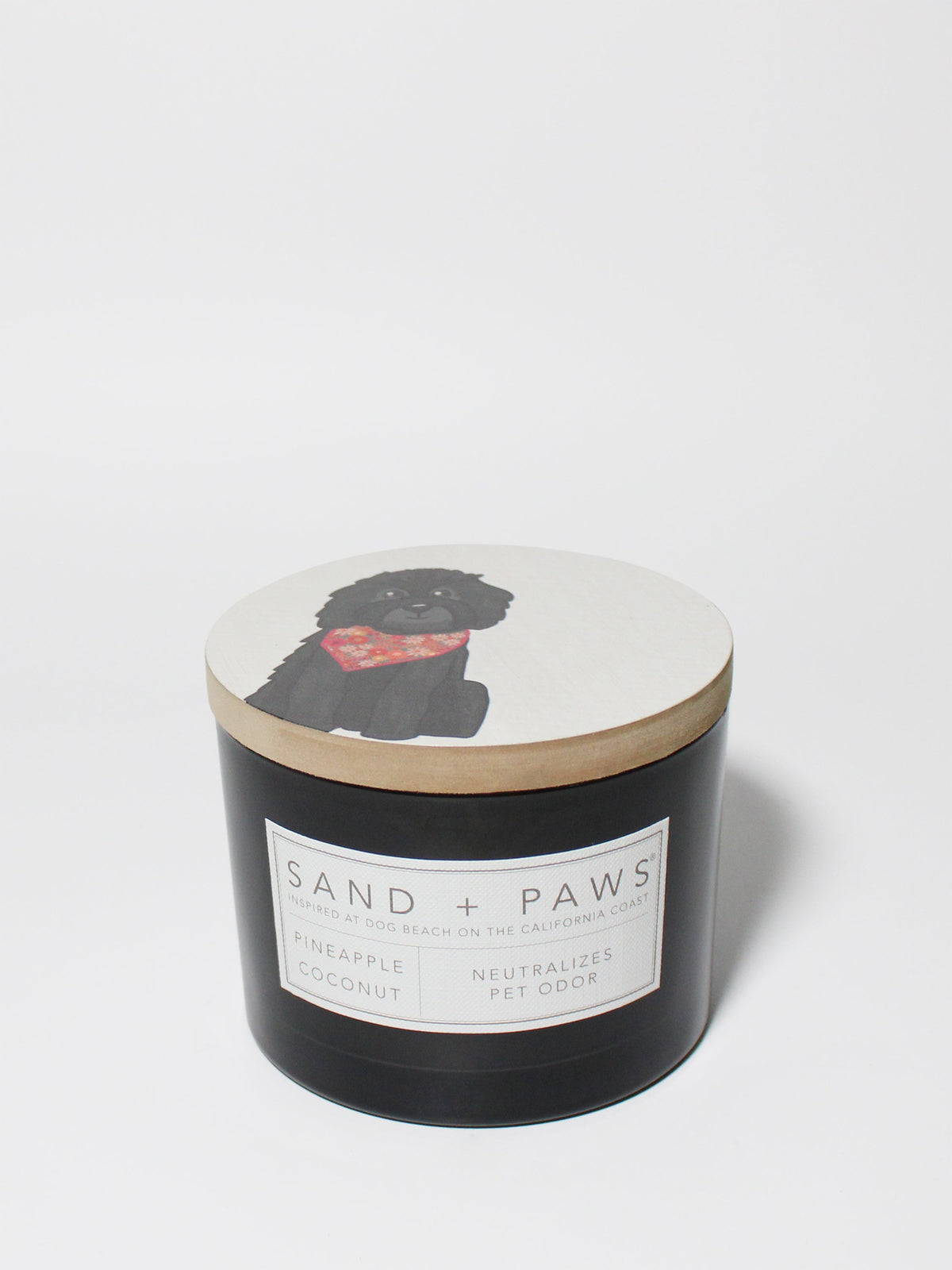 Sand + Paws Pineapple Coconut 12 oz scented candle - Signature Scent
