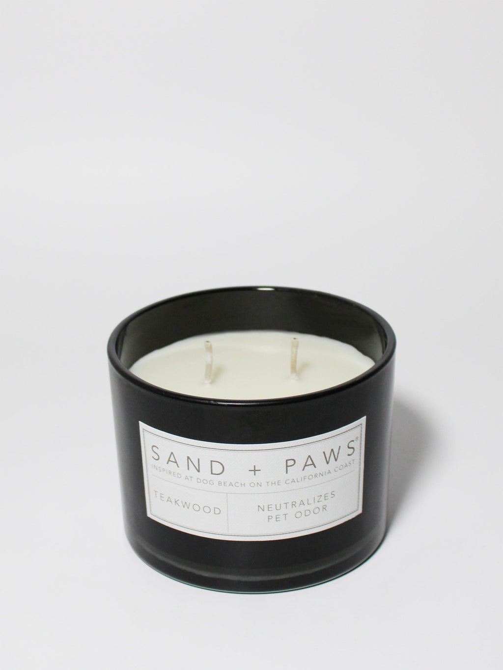 Sand + Paws Teakwood 12 oz scented candle - Signature Scent