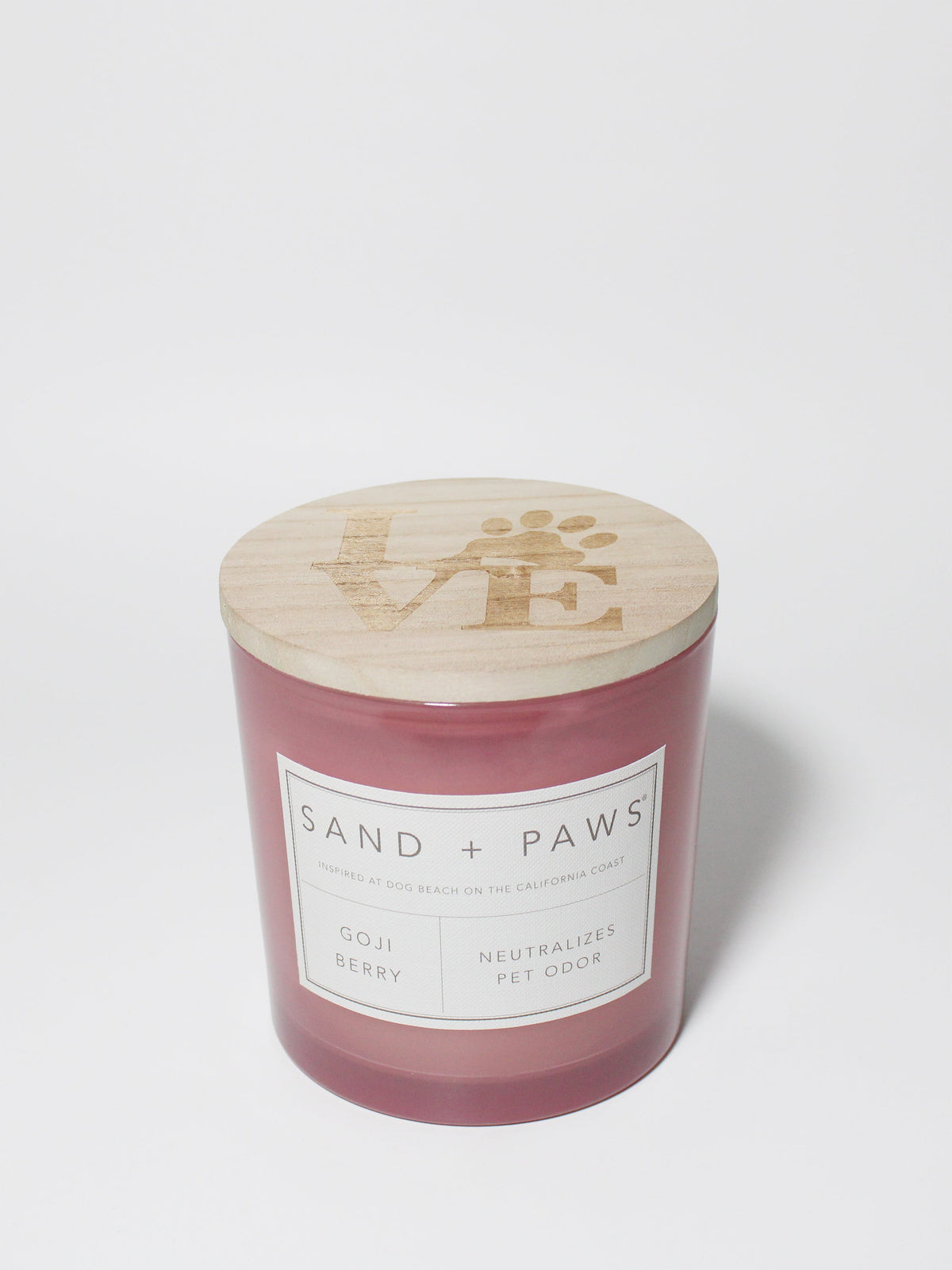 Sand + Paws Goji Berry 21 oz scented candle - Signature Scent
