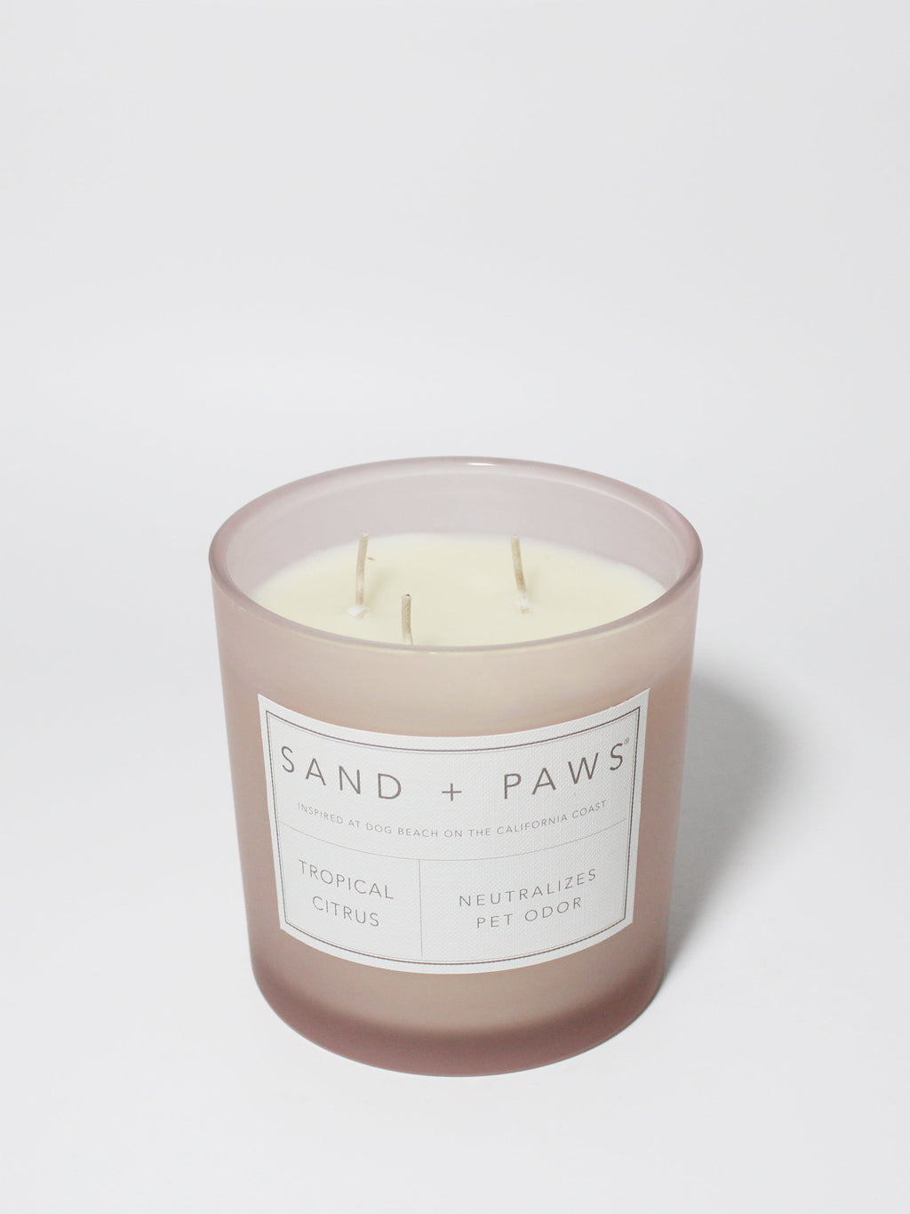 Sand + Paws Tropical Citrus 21 oz scented candle - Signature Scent