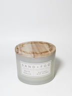 White Vanilla 12 oz scented candle - Scented Candle