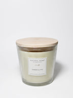 Amber & Fig Natural Home 31 oz scented candle - Signature Scent