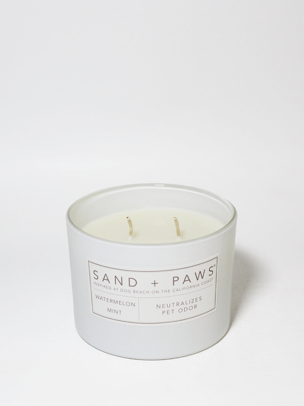 Sand + Paws Watermelon Mint 12 oz scented candle - Signature Scent
