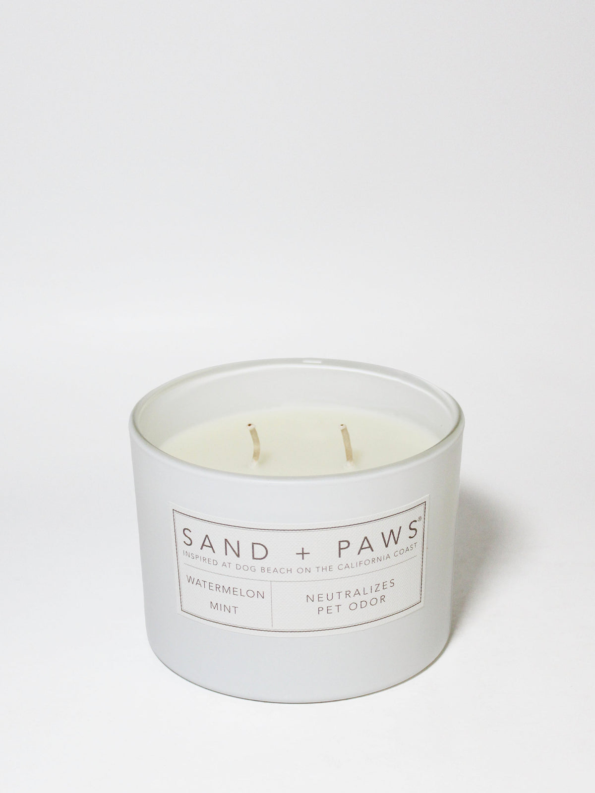 Sand + Paws Watermelon Mint 12 oz scented candle - Signature Scent