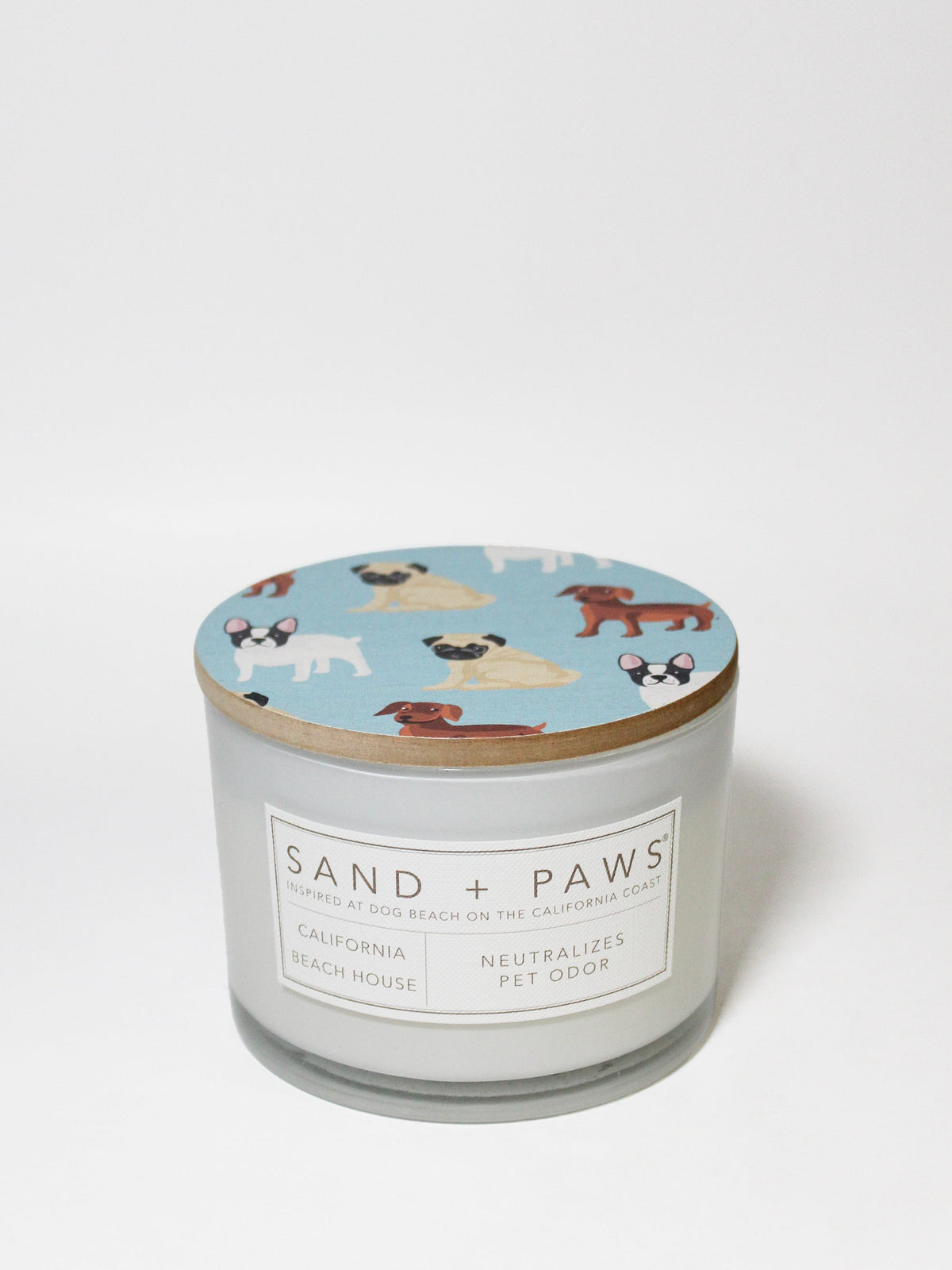Sand + Paws California Beach House 12 oz scented candle - Signature Scent