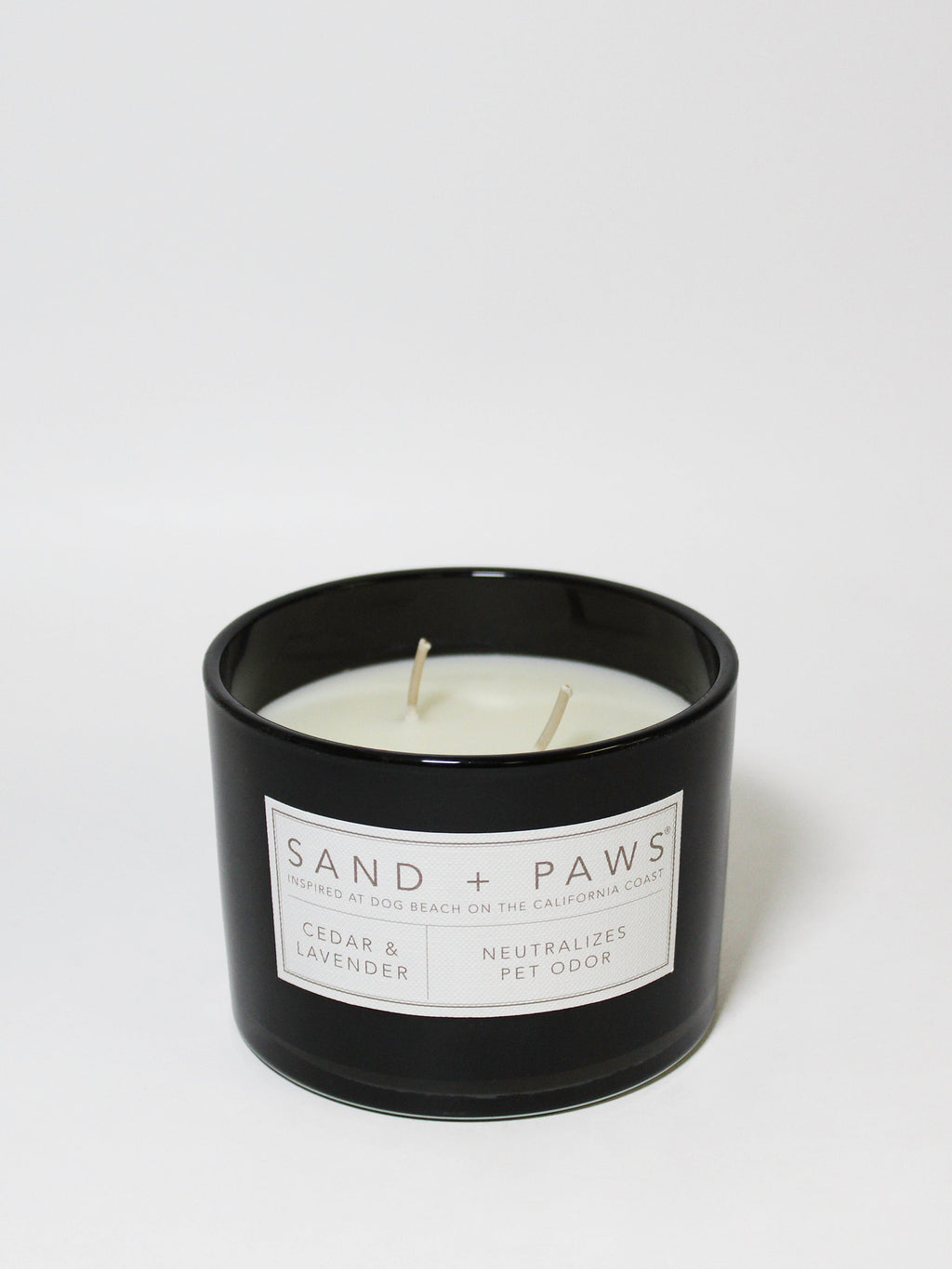 Sand + Paws Cedar & Lavender 12 oz scented candle - Signature Scent