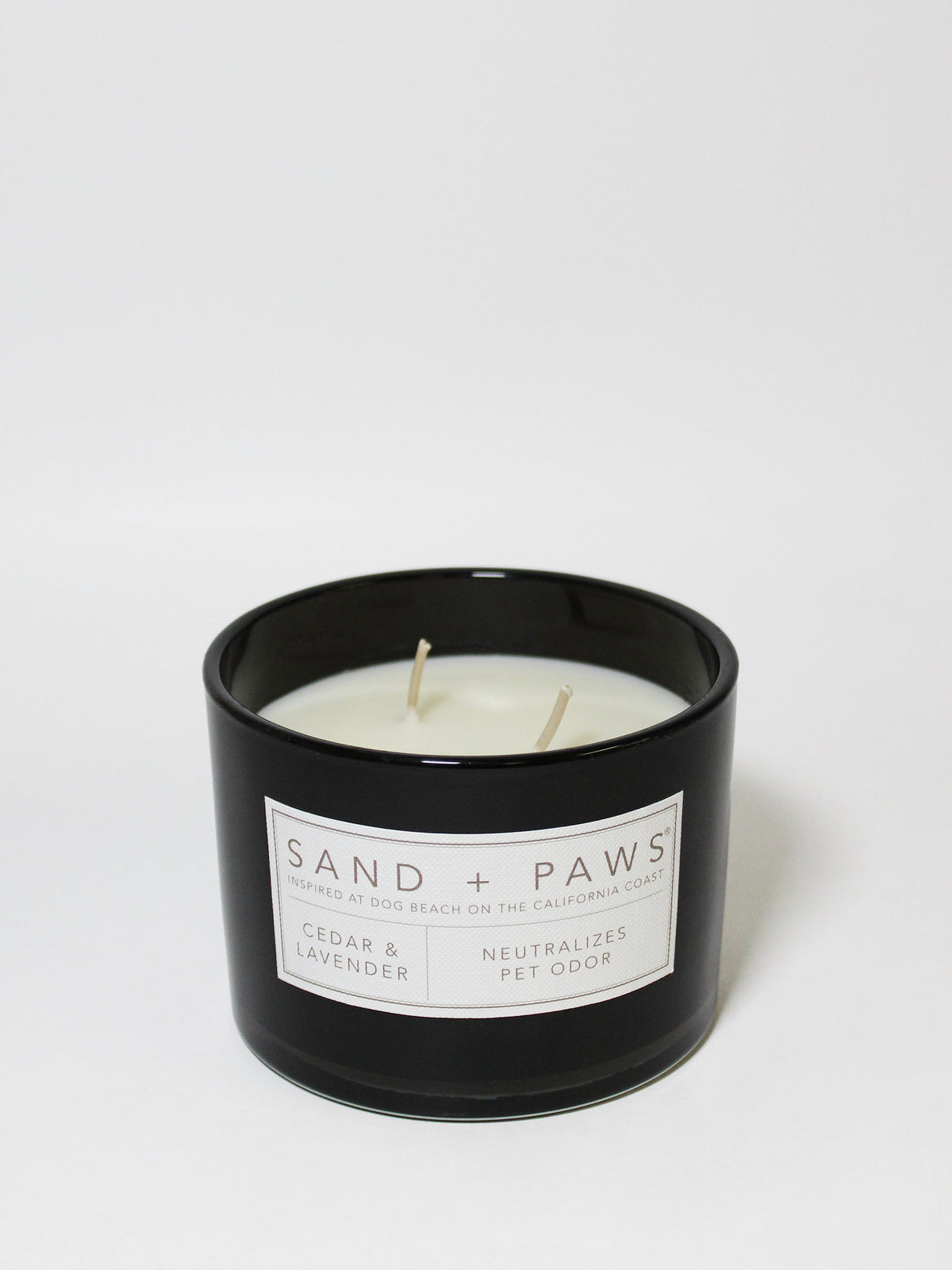 Sand + Paws Cedar & Lavender 12 oz scented candle - Signature Scent