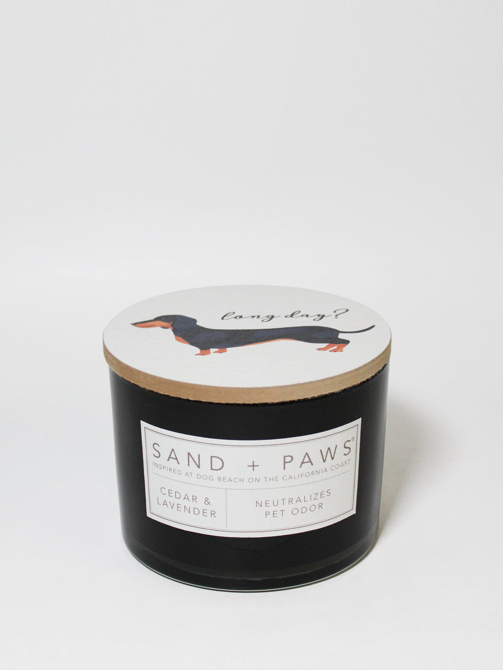 Sand + Paws Cedar & Lavender 12 oz scented candle - Signature Scent