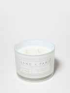 Sand + Paws Coconut & Palm 12 oz scented candle - Signature Scent
