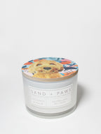 Sand + Paws Coconut & Palm 12 oz scented candle - Signature Scent