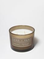 Sand + Paws Teakwood 12 oz scented candle - Signature Scent