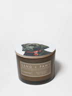 Sand + Paws Teakwood 12 oz scented candle - Signature Scent