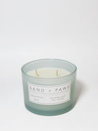 Sand + Paws Eucalyptus Mint 12 oz scented candle - Signature Scent