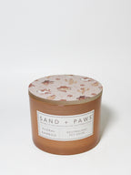 Sand + Paws Floral Bamboo 12 oz scented candle - Signature Scent