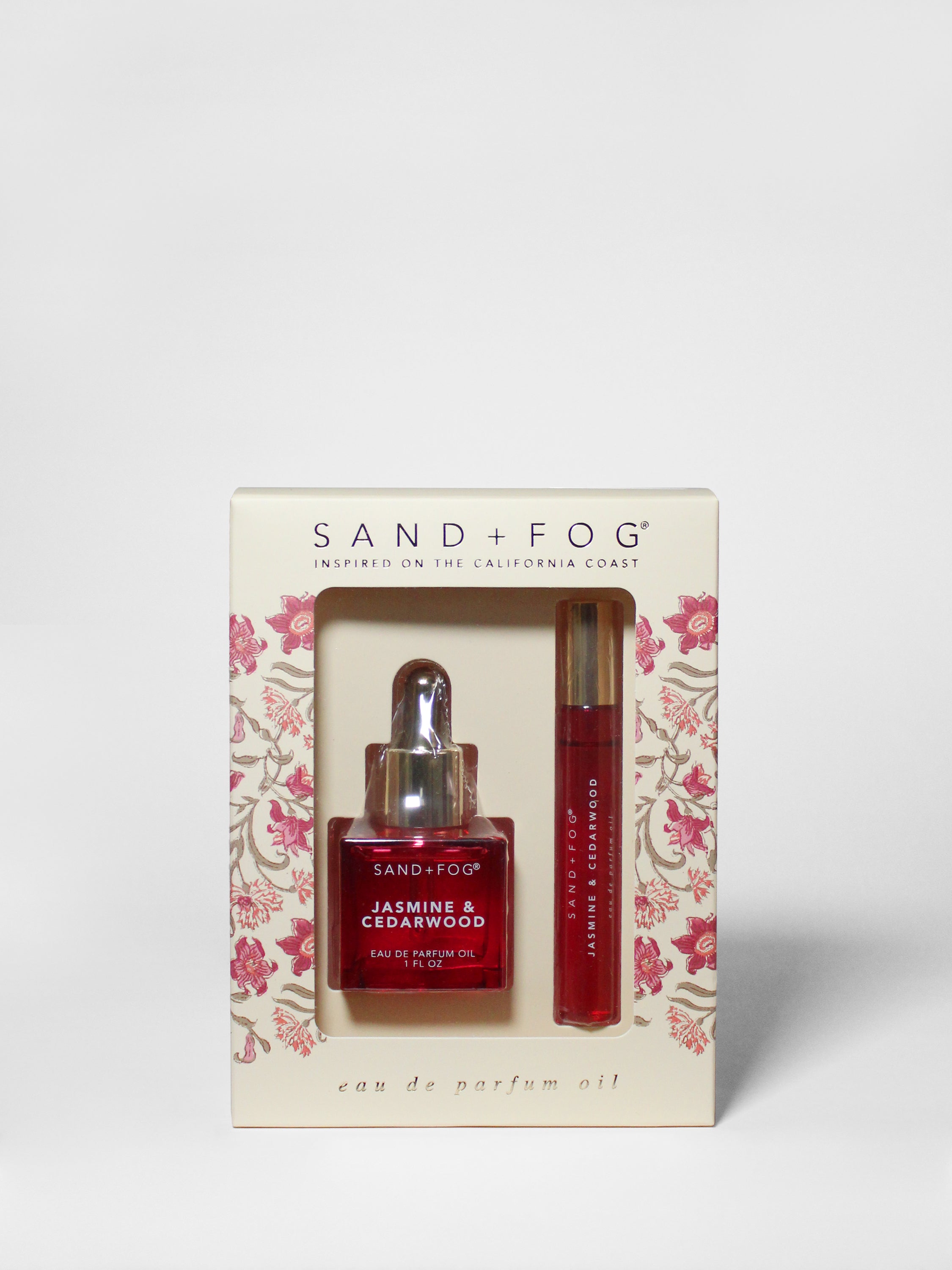 Perfume Oil Rollerball and Perfume Dropper Set - Jasmine & Cedarwood - Signature Scent