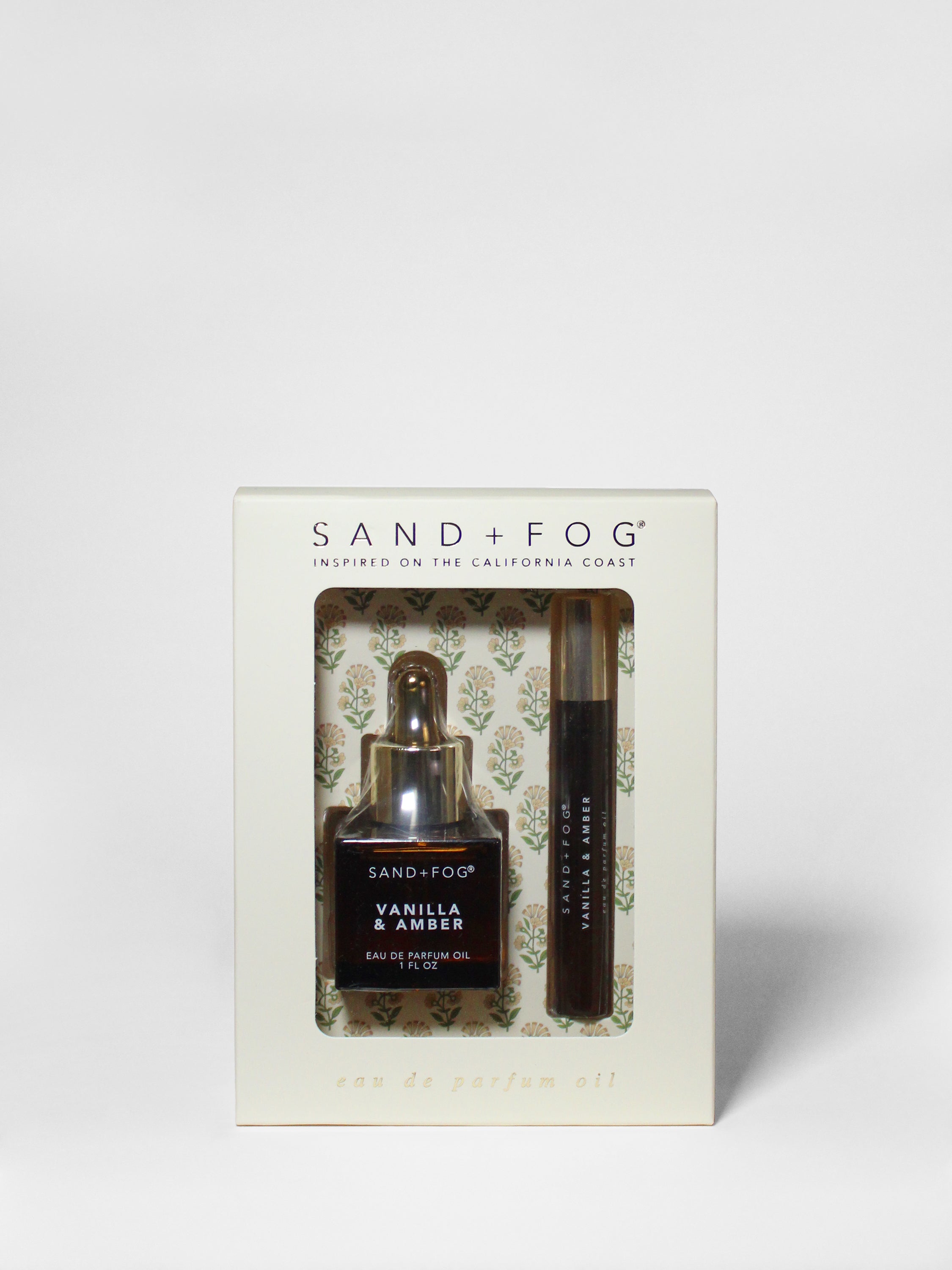 Perfume Oil Rollerball and Perfume Dropper Set - Vanilla & Amber - Signature Scent