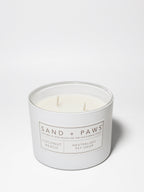 Sand + Paws Coconut Beach 12 oz scented candle - Signature Scent