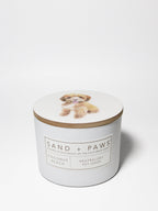 Sand + Paws Coconut Beach 12 oz scented candle - Signature Scent
