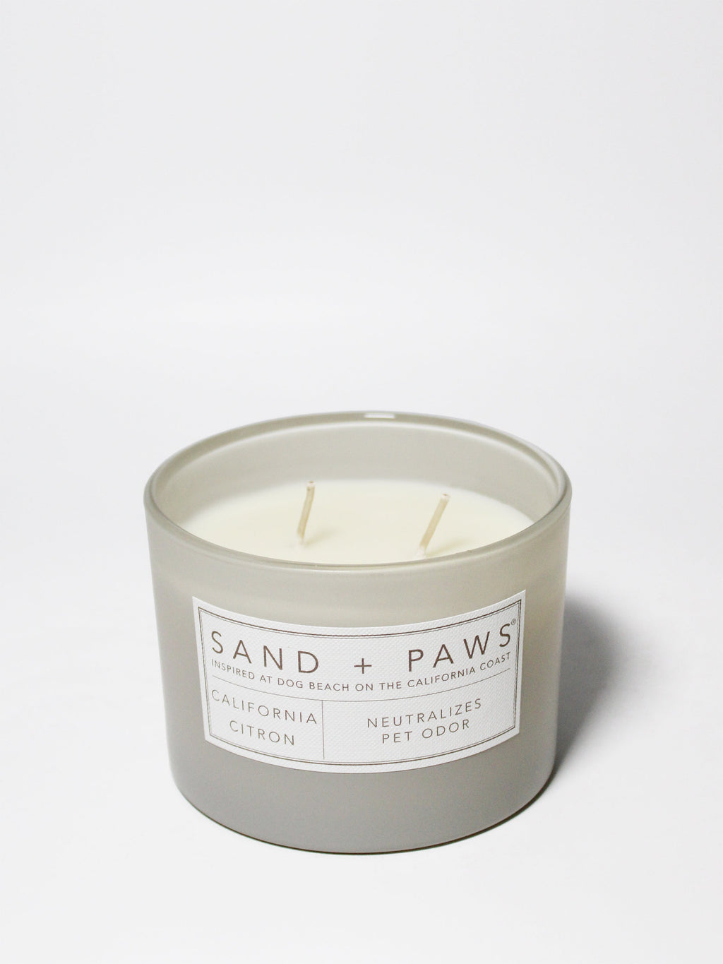 Sand + Paws California Citron 12 oz scented candle - Signature Scent