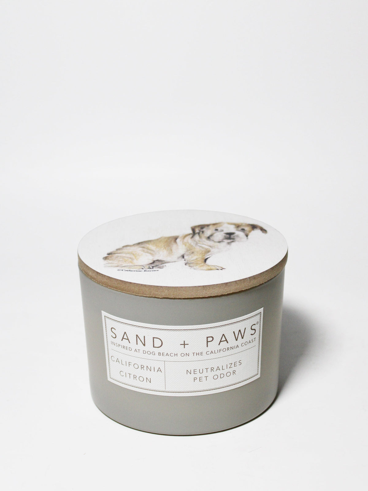 Sand + Paws California Citron 12 oz scented candle - Signature Scent