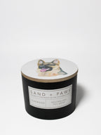 Sand + Paws Teakwood 12 oz scented candle - Signature Scent