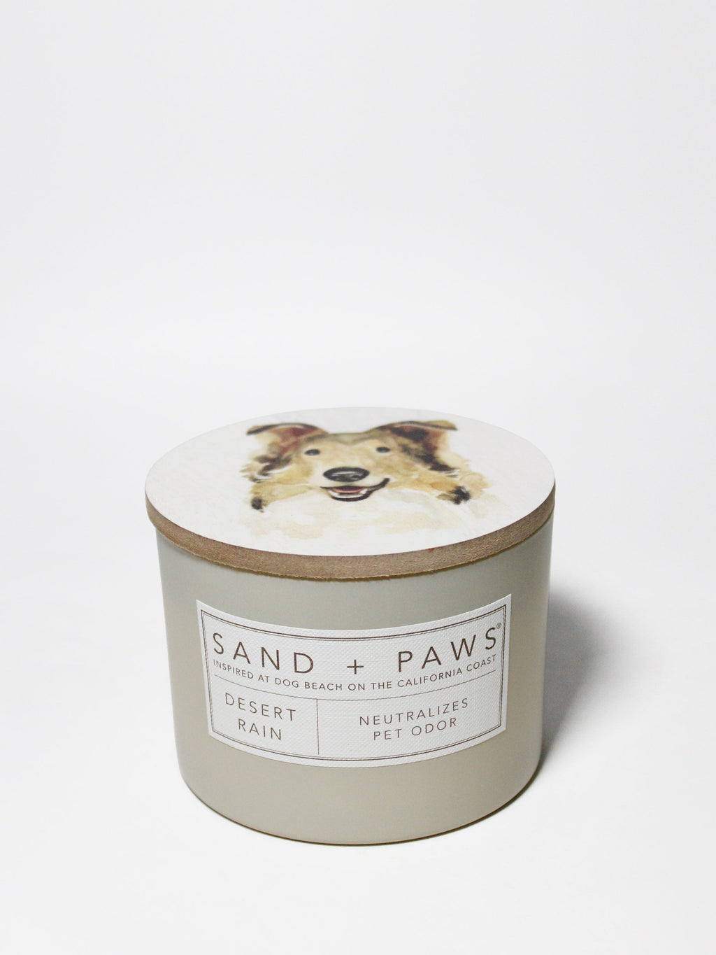 Sand + Paws Desert Rain 12 oz scented candle - Signature Scent